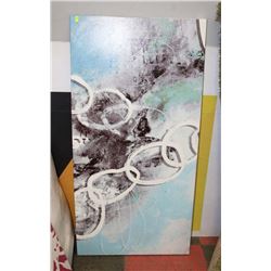 LARGE SHOWHOME ABSTRACT CANVAS PICTURE