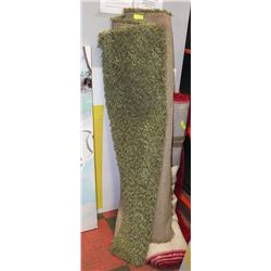 SHOWHOME 5 X 8 LIGHT GREEN SHAG AREA CARPET