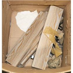 BOX OF SHOWHOME MINI WALL SHELVES