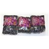 Image 1 : LOT OF 3 NAVY 1LB BAGS  OF 100% ACRYLIC YARN