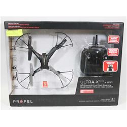 NEW IN BOX LARGE PROPEL ULTRA-X DRONE WITH LIVE HD