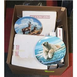 LOT OF 8 COLLECTOR PLATES "WILDLIFE" COMES WITH