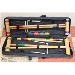 NEW CROQUET SET IN CARRYING BAG