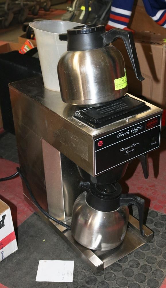INDUSTRIAL STYLE COFFEE MAKER, WITH 2 CARAFE
