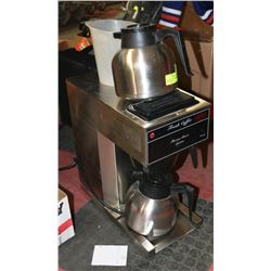INDUSTRIAL STYLE COFFEE MAKER, WITH 2 CARAFE