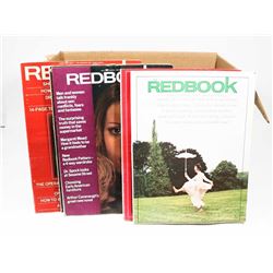 BOX WITH 21 REDBOOK MAGAZINES 1966-1970