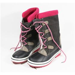 TARGET LEATHER & RUBBER SOLE BOOTS LDS SIZE 6