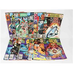 LOT OF 50 CENT ASSORTED COMIC BOOKS.