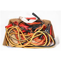 LOT OF 2 BOOSTER CABLE SETS