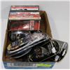 Image 1 : FLAT W/ ASSORTED DVDS AND CABLES