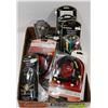 Image 1 : FLAT W/ ASSORTED AUDIO & VIDEO CABLES