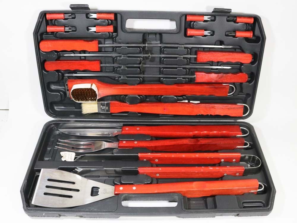 NEW 18PC BARBEQUE TOOL SET. Kastner Auctions