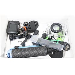 NEW VIVTAR ACTION TRAIL CAM WITH ACCESSORIES.