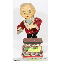 1950S TIN BARTENDER UNTESTED.