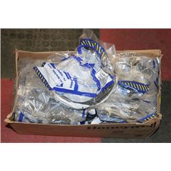 BOX OF FACE SHIELD BRACKETS.