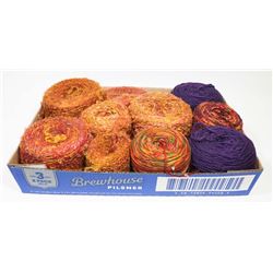 ASSORTED WOOL YARN BLENDS FLAT