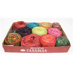 ASSORTED WOOL YARN BLENDS FLAT
