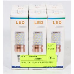 NEW 12W LED 6 PACK LED BULBS
