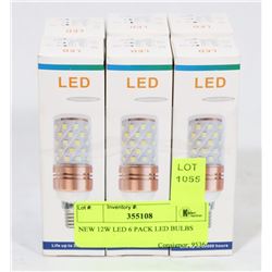 NEW 12W LED 6 PACK LED BULBS