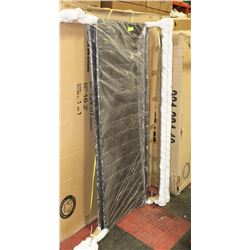 NEW METAL WOVEN QUEEN SIZE HEADBOARD AND FOOTBOARD