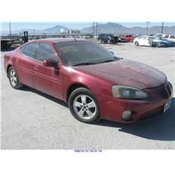2005 - PONTIAC GRAND PRIX// REBUILT SALVAGE