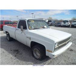 1981 - CHEVROLET CUSTOM DELUXE