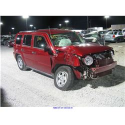 2007 - JEEP PATRIOT//SALVAGE TITLE
