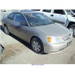 2002 - HONDA CIVIC EX