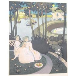 DENIS, Maurice, 1870-1943. “Trois Femmes”.