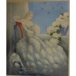 ICART, Louis, 1888-1950. “Symphony in Blue”.