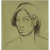 Image 1 : COSGROVE, Stanley Morel, R.C.A., 1911-2002. “Mexican Woman”. Fusain, initialé et daté “42”. Charcoal
