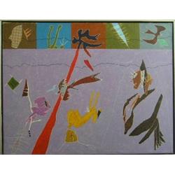 EYRE, Ivan Kenneth, R.C.A., 1935- . “Purple Cartoon”.