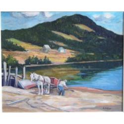 LAWLEY, John Douglas, 1906-1971. “Benacadie Pond, Nova Scotia”.