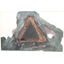 LEMOYNE, Serge, 1941-1998. “Sans Titre”. Aquarelle, signée.