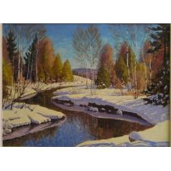 STONE, Thomas Albert, 1897-1978. “Still Water, Caledon Stream”.