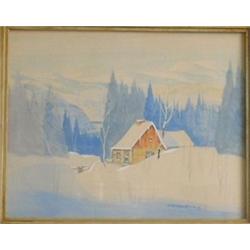 NORWELL, Graham Noble, 1901-1967. “Sunny Day, Laurentians, Quebec”.