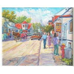 RAVARY, Michel, 1940- . “Le Village de St. Sauveur en Juillet”.