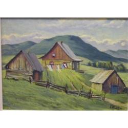 PFEIFFER, Gordon Edward, 1899-1983. “Wash Day, Laurentians, Québec”.