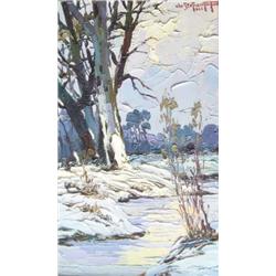STEFFANOFF, Christo, 1898-1966. “Winter, Val David”.