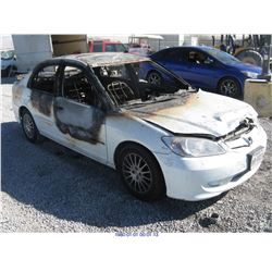2005 - HONDA CIVIC//REBUILT SALVAGE