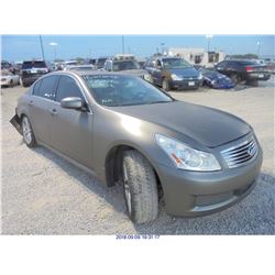 2007 - INFINITI G35// SALVAGE TITLE