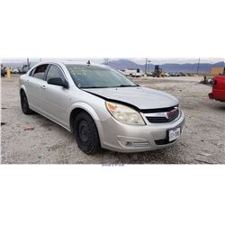 2008 - SATURN AURA// SALVAGE TITLE