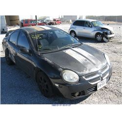 2003 - DODGE NEON// LEGAL RESTRAINT//BONDED TITLE