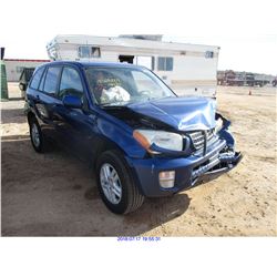 2002 - TOYOTA RAV4// SALVAGE TITLE