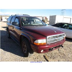 2002 - DODGE DURANGO// RESTORED SALVAGE