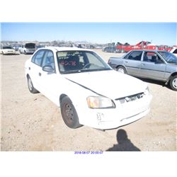 2001 - HYUNDAI ACCENT