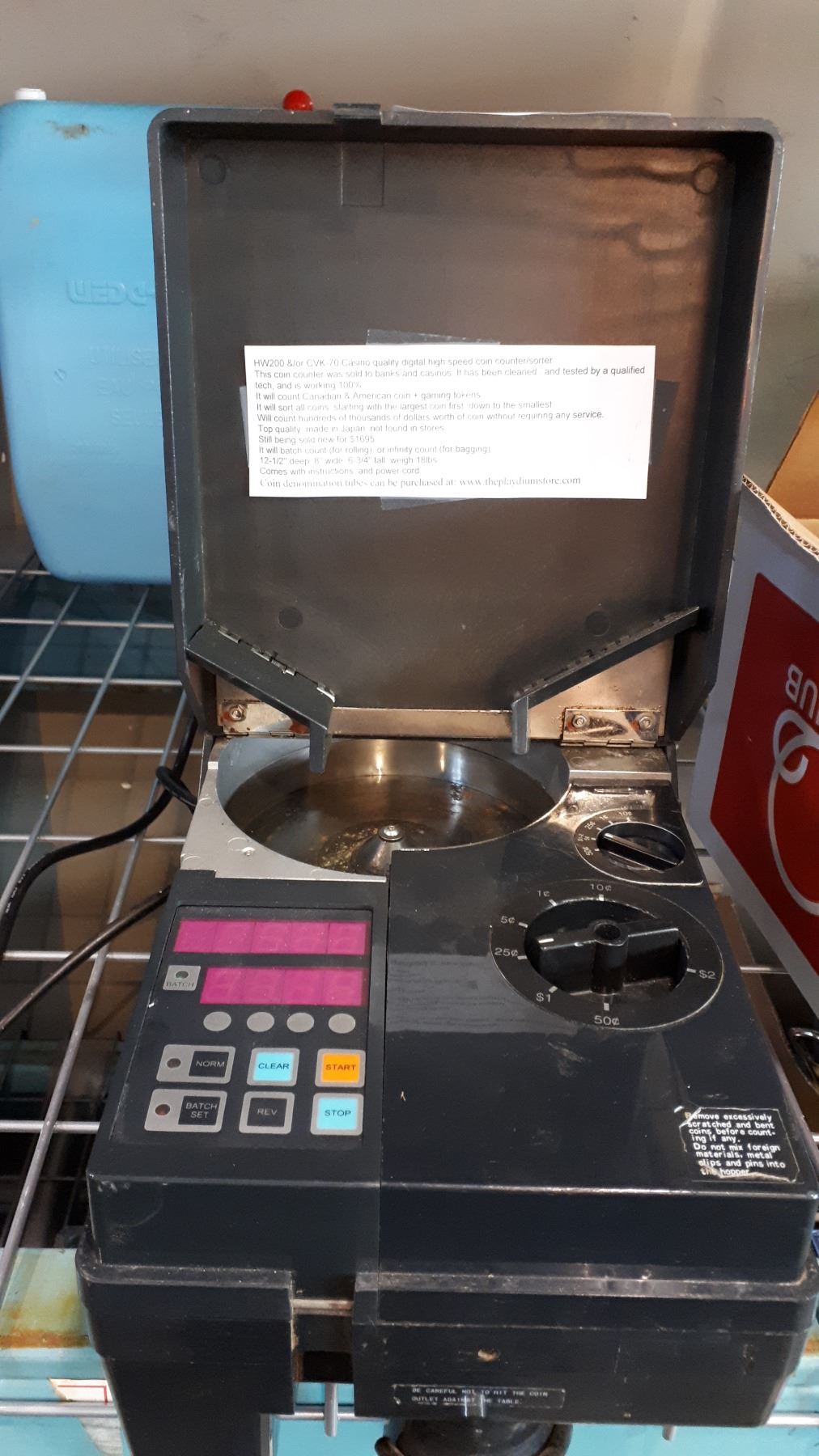 CHANGE SORTER Big Valley Auction