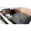 Image 2 : BOX OF TRACK LIGHTING, CITIZEN DVD PLAYER, AND SPEAKERS