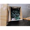 Image 2 : BOX OF LARGE CHRISTMAS WREATH, 2 SNOWMEN WREATHS, AND BOX OF LIGHTS