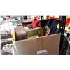Image 1 : BOX OF VARIOUS ESTATE ORGANIZES NEW GYM BAG AND COLLECTIBLE TINS ETC
